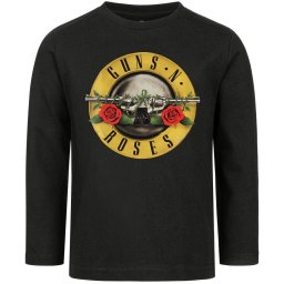 tričko dětské s dlouhým rukávem Guns N' Roses - Bullet' - Black - METAL-KIDS - 476.36.8.999