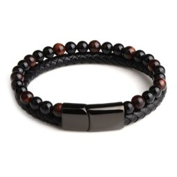 Gaira® Náramek Stones 3883, Materiál Tygří oko Red