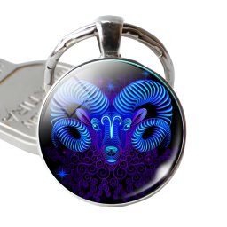Gaira® Přívěsek na klíče Zodiac 30802, Znamení zvěrokruhu Beran