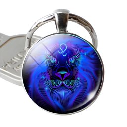 Gaira® Přívěsek na klíče Zodiac 30802, Znamení zvěrokruhu Lev