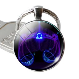 Gaira® Přívěsek na klíče Zodiac 30802, Znamení zvěrokruhu Váhy