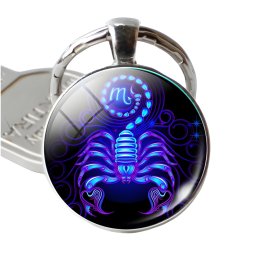 Gaira® Přívěsek na klíče Zodiac 30802, Znamení zvěrokruhu Štír