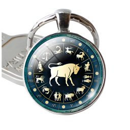 Gaira® Přívěsek na klíče Zodiac 30803, Znamení zvěrokruhu Býk