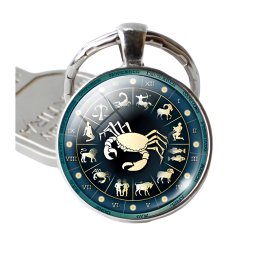 Gaira® Přívěsek na klíče Zodiac 30803, Znamení zvěrokruhu Rak