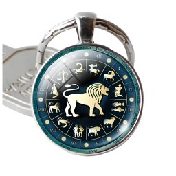 Gaira® Přívěsek na klíče Zodiac 30803, Znamení zvěrokruhu Lev