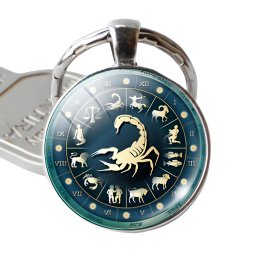 Gaira® Přívěsek na klíče Zodiac 30803, Znamení zvěrokruhu Štír