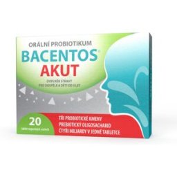 BACENTOS Akut orální probiotikum 20 tablet