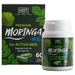 HOT Pure Moringa - doplnk stravy pro mue - kapsle 60 ks