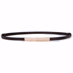 Gaira® Kožený opasek 7133, Barva hnědá