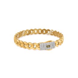 Obručový náramek Monaco Chain Classic Baguette Lock IZ31606
