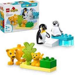 Lego DUPLO® 10442 Rodinky divokých zvířat: Tučňáci a lvi