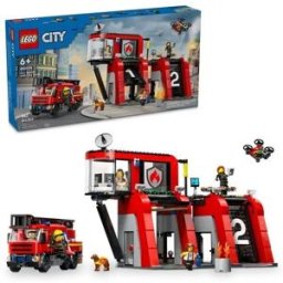 Lego City 60414 Hasičská stanice s hasičským vozem