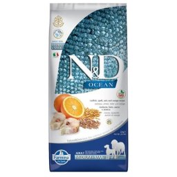 N&D Ocean Dog Adult Cod Spelt Oats Orange 12 kg