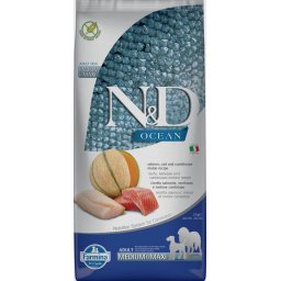 N&D Ocean Dog Adult Salmon Cod Cantaloupe 12 kg