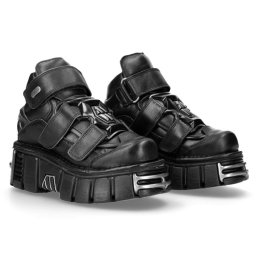boty NEW ROCK - 285-S1 - Itali Negro
