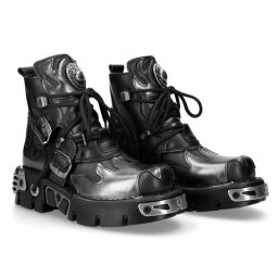 boty NEW ROCK - ITALI NEGRO - M.288-S2