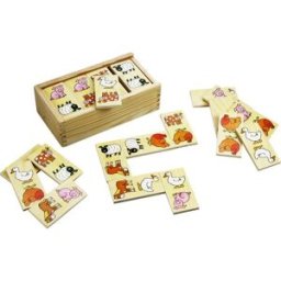 Bigjigs Toys Dřevěné domino - Farma