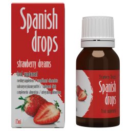 Cobeco Spanish Drops - afrodiziakln kapky - jahoda - 15 ml