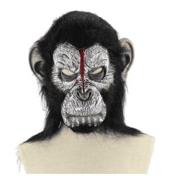 Opice maska na obličej (z planety opic) - pro děti i dospělé na Halloween či karneval