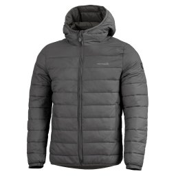 Bunda s kapucí AURORA 2.0 PUFFER HOODED CINDER GREY vel. L