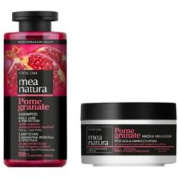 Farcom Mea Natura Šampon Gr. Jablko Každodenní Použití 300 ml + Maska na vlasy Gr. jablko 250 ml