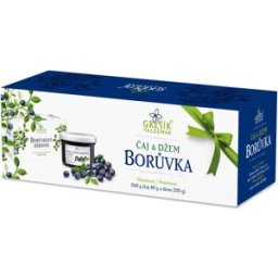 Grešík Valdemar Čaj & Džem BORŮVKA dárková kazeta