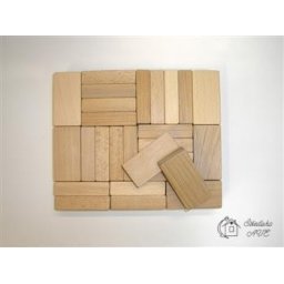 Stavebnice KOSTKY natural