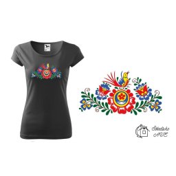 Dámské triko FOLKLOR černé
