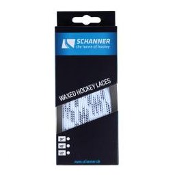 Tkaničky do bruslí Schanner Laces Waxed bílé 120 palců = 304cm