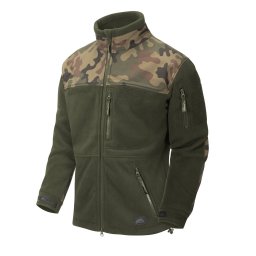 Bunda INFANTRY fleece ZELENÁ/WOODLAND POLSKÝ vel. XS