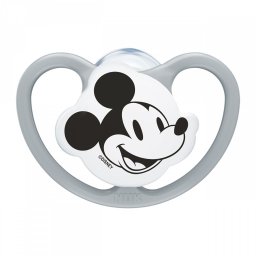 Dudlík NUK Perfect Match Air Disney Mickey Mouse 0-6 měsíců grey, vel. 0-6 m