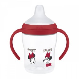 Kojenecká láhev NUK Perfect Match na učení DISNEY Minnie red 150 ml