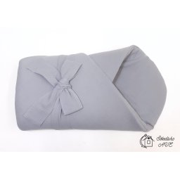 Rychlozavinovačka s mašlí MUŠELÍN OBOUSTRANNĚ- šedá