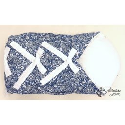 Zavinovačka se zavazováním bez volánku - kytičky a motýlci