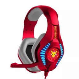 OTL PRO G5 drátová herní sluchátka s motivem Pokémon červená