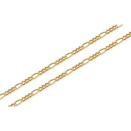 Zlatý řetízek Figaro 2,5 mm IZ16271