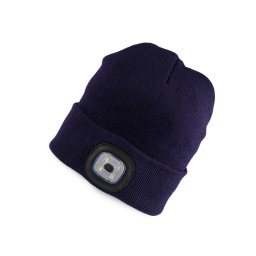 Čepice s LED světlem unisex, barva 2 modrá tmavá
