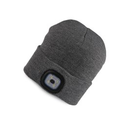 Čepice s LED světlem unisex, barva 3 šedá