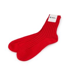 Vlněné ponožky mongolské unisex, barva 6 červená