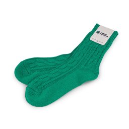 Vlněné ponožky mongolské unisex, barva 10 zelená pastelová tmavá