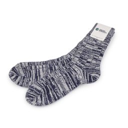 Vlněné ponožky mongolské unisex, barva 12 modrá tmavá melír