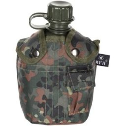 Max Fuchs AG Láhev polní US nylonový potah Flecktarn 1000 ml