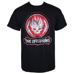 tričko pánské The Offspring - Distressed Skull - Black - RTTOSTSBDIS