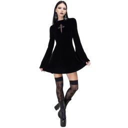 šaty dámské KILLSTAR - Serenade Of Shadows - Black - KSRA012425