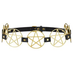 pásek KILLSTAR - Pentagram - Gold - KSRA013660