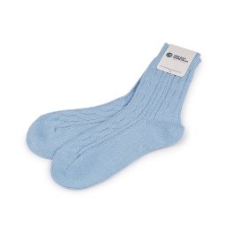 Vlněné ponožky mongolské unisex, barva 7 modrá světlá