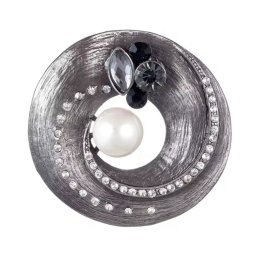 Gaira® Brož Ring 3670, Barva bílá