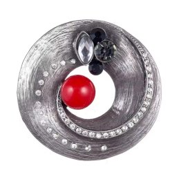 Gaira® Brož Ring 3670, Barva červená