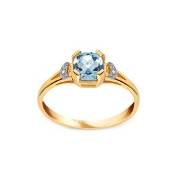 Topásový prsten 1,10 ct ze žlutého zlata Mya, 14K BSBR111