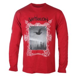 tričko pánské s dlouhým rukávem SATYRICON - Dark Medieval Times - RED - SAT2025-05-06-004